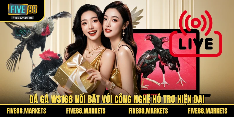 Đá gà WS168 nổi bật với công nghệ hỗ trợ hiện đại