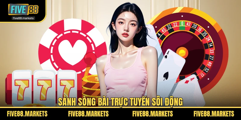 Sảnh sòng bài trực tuyến sôi động